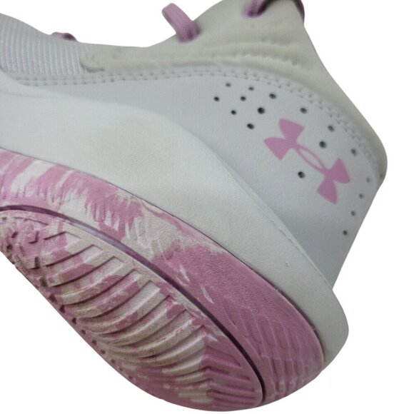 Under Armour UA Jet 21 GS Halo Gray Pacific Purple Camo Sneakers Shoes 7Y = 8.5W - Picture 12 of 16